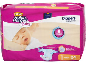 Helen Harper Baby pelenka, 1-es méret (newborn), 2-5kg, 24 db