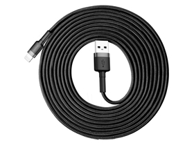 Baseus USB-Lightning kabel, 3 m, 2A, črn