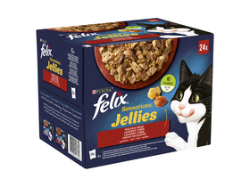 Felix Sensations Jellies domáci výber v aspiku, kapsičky, 24x85g