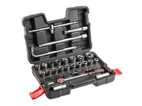 Top Tools 38D550 Steckschlüssel-Set, 1/4", 1/2", 47-teilig