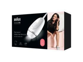 Braun IPL Silk·expert Mini PL1124 Epilátor, SensoAdapt, 3 stupně intenzity, Obličej a tělo, bílý/šedý