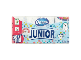 Ooops! Junior toalet papir, 16 rolni, 3 slojni