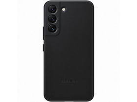 Samsung Galaxy S22 kožený obal, černý