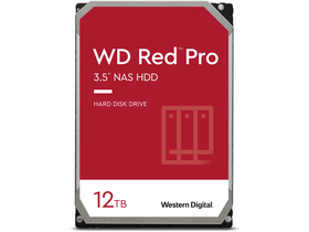 WD 3,5” 12TB SATA3 7200rpm 256MB Red Pro HDD belső merevlemez (WD121KFBX)