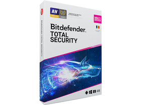 Bitdefender Total Security 2020 Anti-Vírus szoftver - 1 év, 10 eszköz
