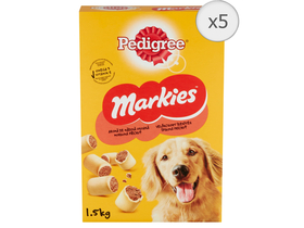 Pedigree Markies Leckerbissen für Hunde, 5 x 1,5 kg 5010394004367