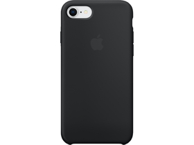 Apple iPhone 8/7 Silikonhülle - schwarz