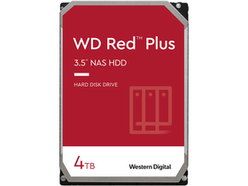 WD 3,5 ”4TB SATA3 54000 vrt / min 128MB Red Plus (CMR) HDD notranji trdi disk (WD40EFZX)
