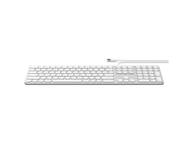 Satechi Aluminum Wired Keyboard for Mac, kabelska tipkovnica, US, Srebrena