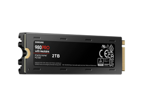Samsung 980 PRO Heatsink Gen.4 SSD Laufwerk, 2TB, NVMe™, M.2
