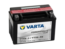 Varta Powersports AGM 508012008.12V akumulátor, 8Ah, YTX9-BS / YTX9-4