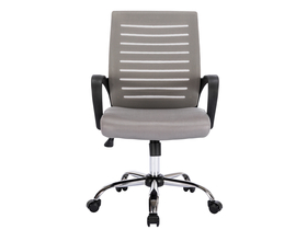 Crocus Stella Mesh ergonomická kancelárska stolička, šedá