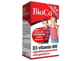 BioCo витамин D3 400  таблетки за деца, 60 бр