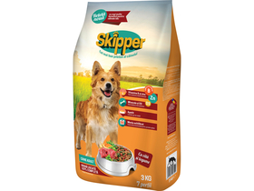 Skipper suché krmivo pro psy, hovězí maso/zelenina, 3kg