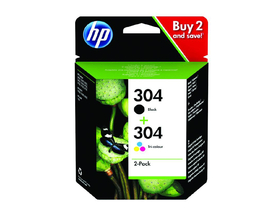 HP 3JB05AE (304) schwarze und dreifarbige Tintenpatronenpackung