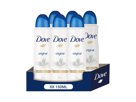 Dove Original dámsky dezodorant, 6x150ml