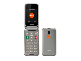 Gigaset GL590 Dual SIM mobilni telefon, srebrni
