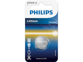 Philips CR2016/01B Lítium 3.0V érme, 1 elem (20,0 x 1,6)