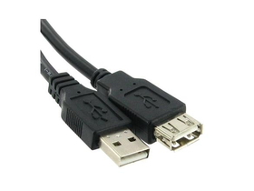 Roline USB 2.0 A-A predlžovací kábel, 0.8m