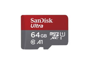 SanDisk 64GB Ultra microSD memorijska kartica, A1, Class 10, UHS-I (186501)