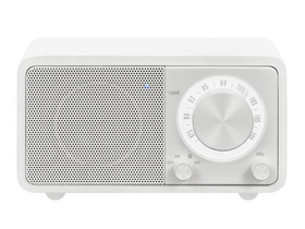 Sangean WR-7 Genuine mini Bluetooth FM rádio, biele