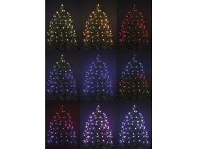 Božićni svijetlosni vijenac MULTIF 16M 160LED, daljinski, RGB
