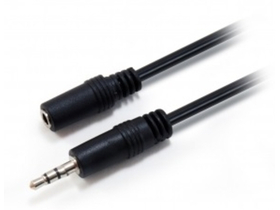 Equip audio kábel 3,5 mm jack, samec/samica, 2,5m (14708207)
