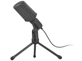 Natec ASP mikrofon, črni