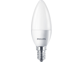 Philips E14 LED izzó, 5,5W, 470lm, 2700K, meleg fehér, 3db