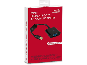 Speedlink SL-170011-BK Mini DisplayPort-VGA HQ adapter