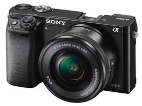 Sony Alpha 6000 digitálny fotoaparát kit (16-50mm objektív), čierny