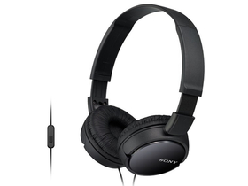 Sony MDRZX110APB.CE7 faltbarer Bügelkopfhörer mit Headsetfunktion, schwarz