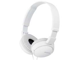 Sony MDRZX110APW.CE7 elforgatható kialakítású zárt fejhallgató, mikrofonos, fehér