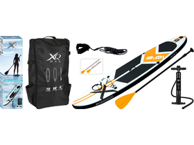 XQMAX SUP aufblasbares stehendes Surfbrett, orange, 320x76x15cm