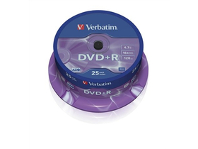 DVD+R Disk Verbatim 4,7 GB 16x, (AZO) 25kom
