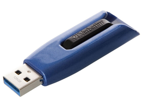 USB memorija, 128GB, USB 3.0, 175/80 MB/sec, VERBATIM "V3 MAX", plava-vrvena