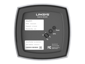 Linksys MX12600-EU Velop Intelligens 3 sávos Mesh Wi-Fi 6 router, 3db