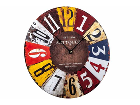 Technoline WT 1019 nástěnné hodiny ve vintage stylu s velkými čísly