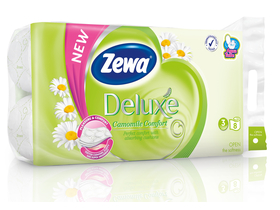 Zewa Deluxe Kamille 3-lagiges Toilettenpapier, 8 Rollen