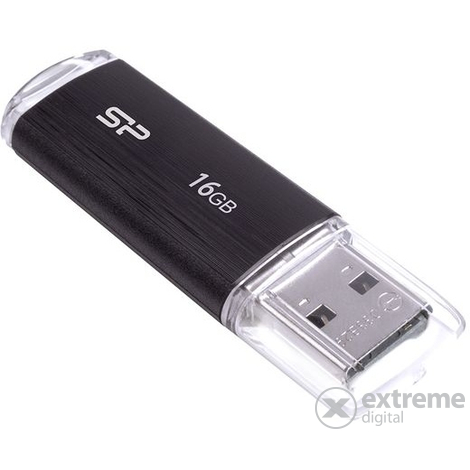 Silicon Power Ultima U02 USB 2.0 16GB pendrive, črn (SP016GBUF2U02V1K)