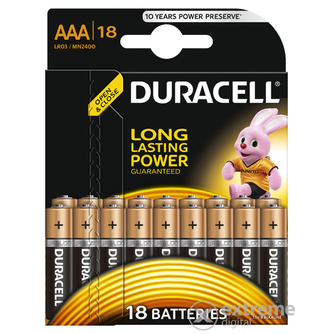 Duracell Basic AAA elem 18 db
