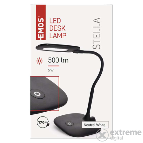 Emos Stella Z7602B stolna LED lampa, crna