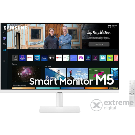 Samsung S27BM501EU 27" smart monitor, VA, HDR10, biely