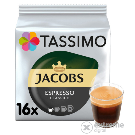 Tassimo Jacobs Espresso Classico kávé kapszula, 16db