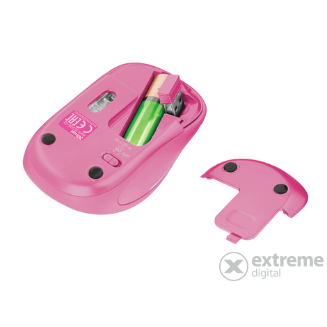 Trust Yvi FX Pink bežični notebook miš, pink