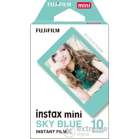 Fujifilm Colorfilm Instax Mini Glossy film, plavi, 10 kom