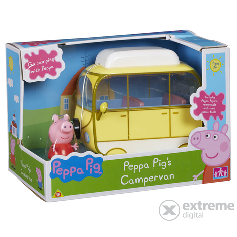 Peppa Pig komplet igračaka sa prikolicom i s figuricom