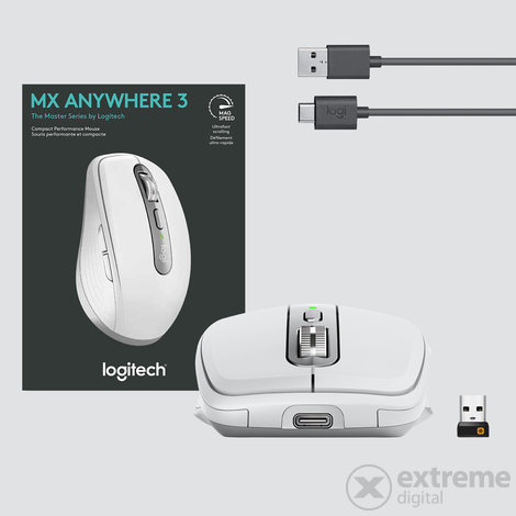 Logitech MX Anywhere 3  bežični miš,   sivi
