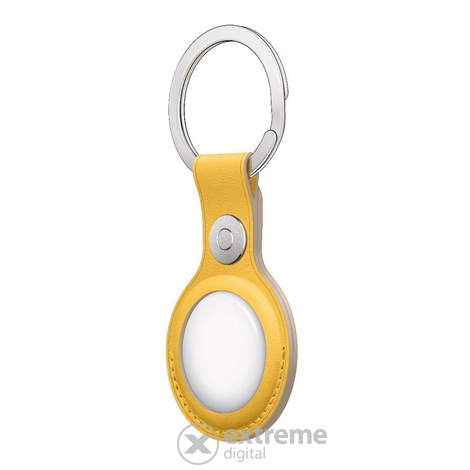 Apple AirTag Schlüsselanhänger aus Leder, Meyer Lemon (MM063ZM/A)