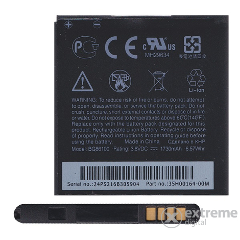 HTC 1730 mAh Li-Ion baterija za HTC Evo 3D (x515m).